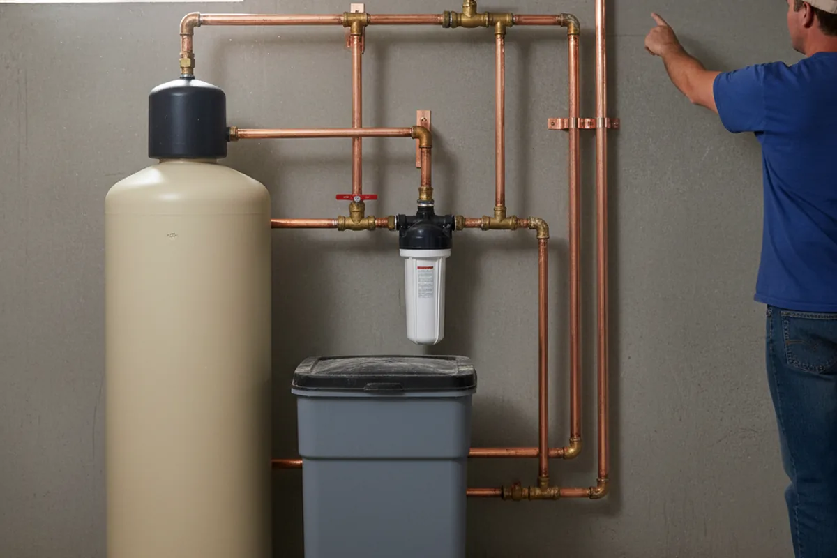 Whole-house water treatment system installed in S Coffeyville